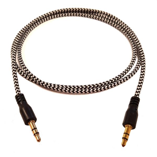 3' Braided 3.5mm Stereo Cable